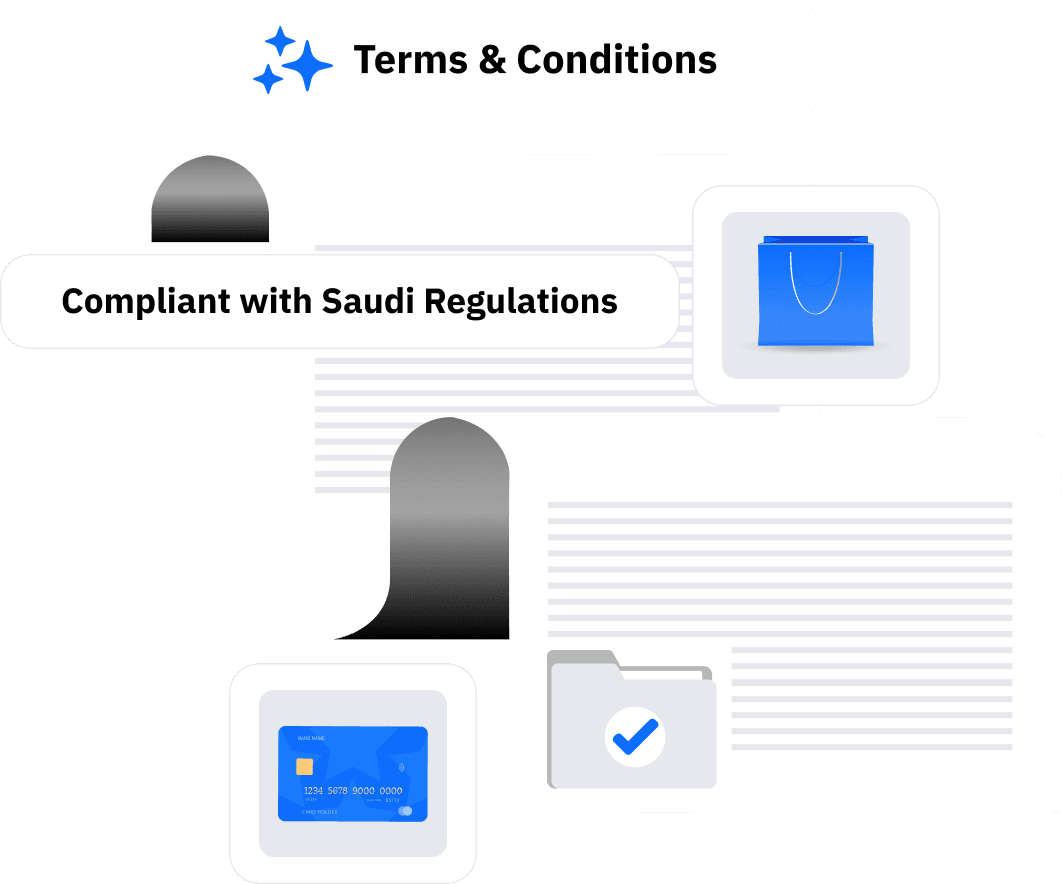 Create terms and conditions tailored to your store's business