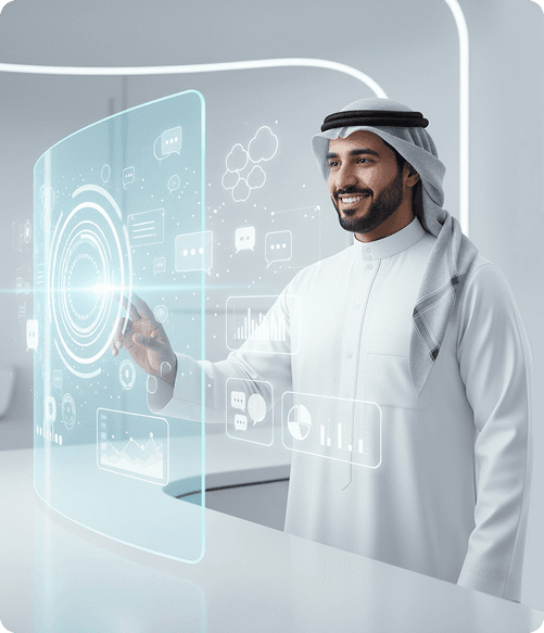 محتوى محسّن بالذكاء الاصطناعي لتجربة عملاء فريدة